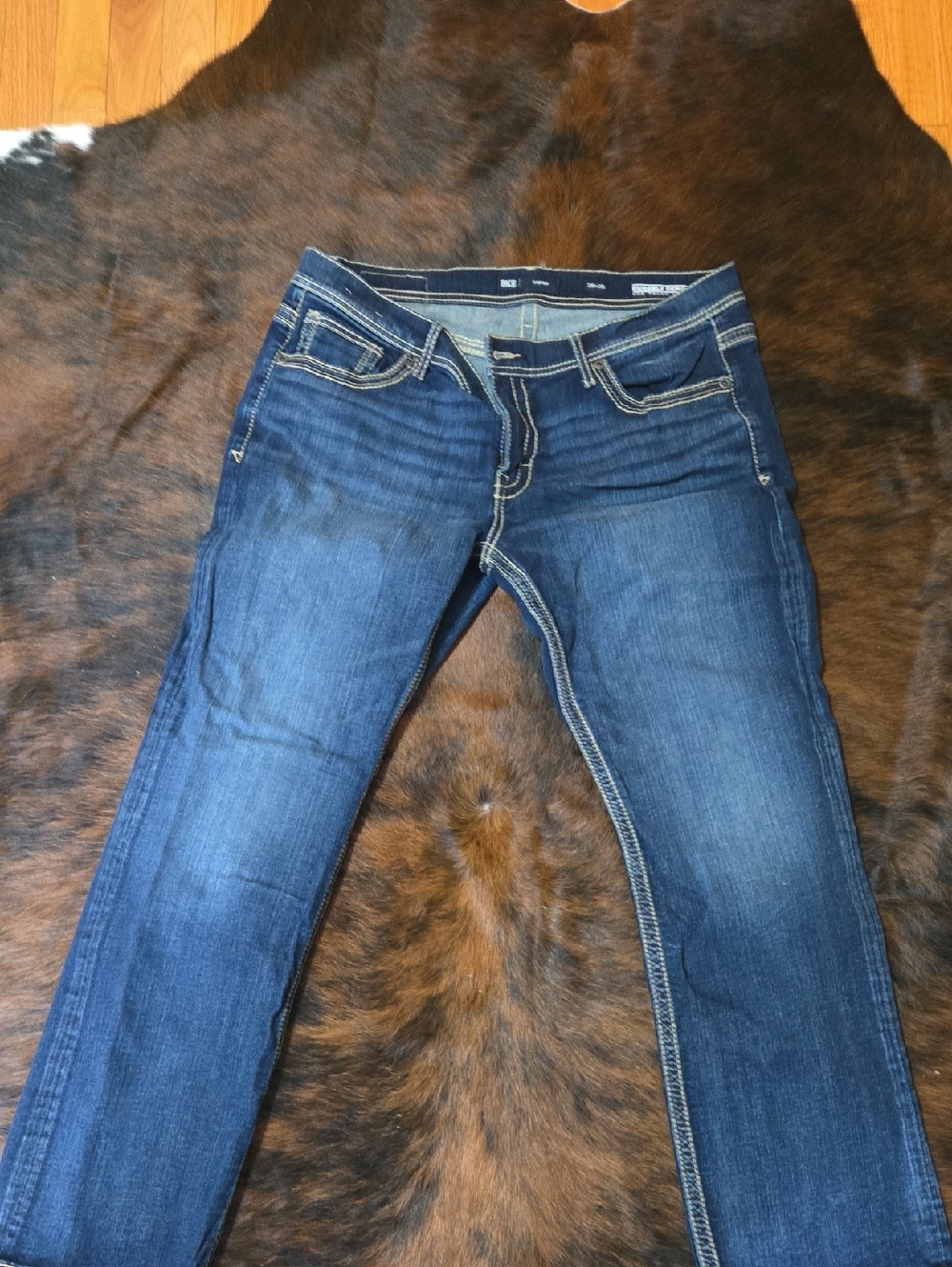BKE Mens Jeans in Blue Wash